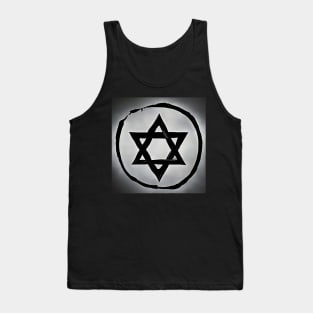 Hexagram Grey Tank Top